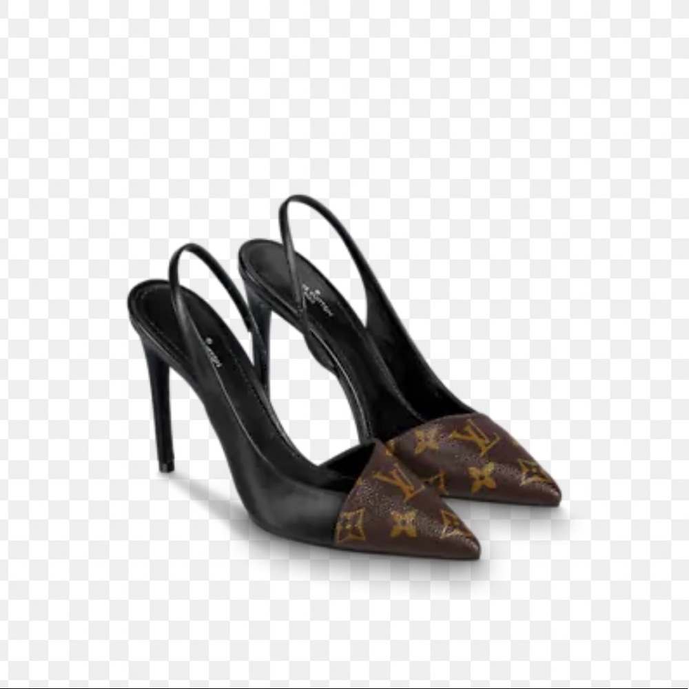 💘BRAND NEW LOUIS VUITTON CHERIE SLINGBACK PUMP SIZE 39💘